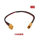 Удлинитель 14AWG 30 см, штекер-гнездо XT60, литиевая батарея для электровелосипеда