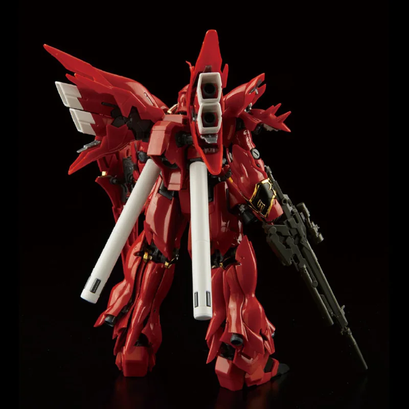 Bandai натуральная RG 22 1/144 аниме MSN 06S Sinanju воина гундама модель в собранном виде