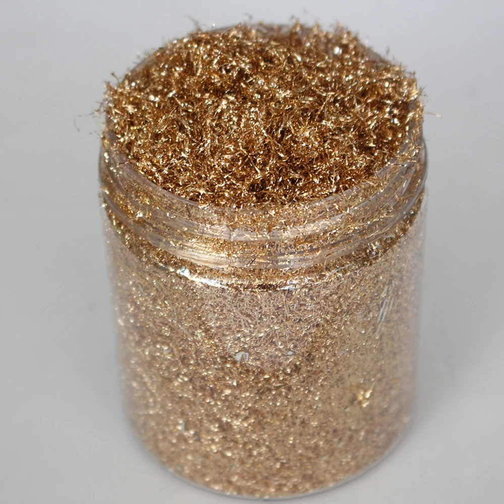 Золотой фольгированный провод Тайвань античный золотой лист проволока мишура