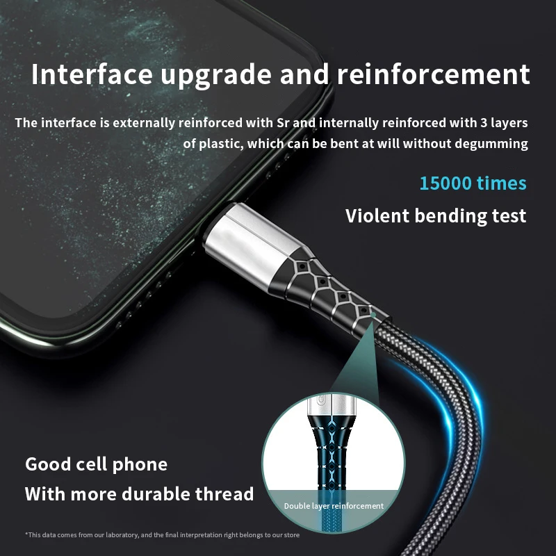 Кабель Micro USB Type-C 5 А 0 3/1/1 м | Мобильные телефоны и аксессуары