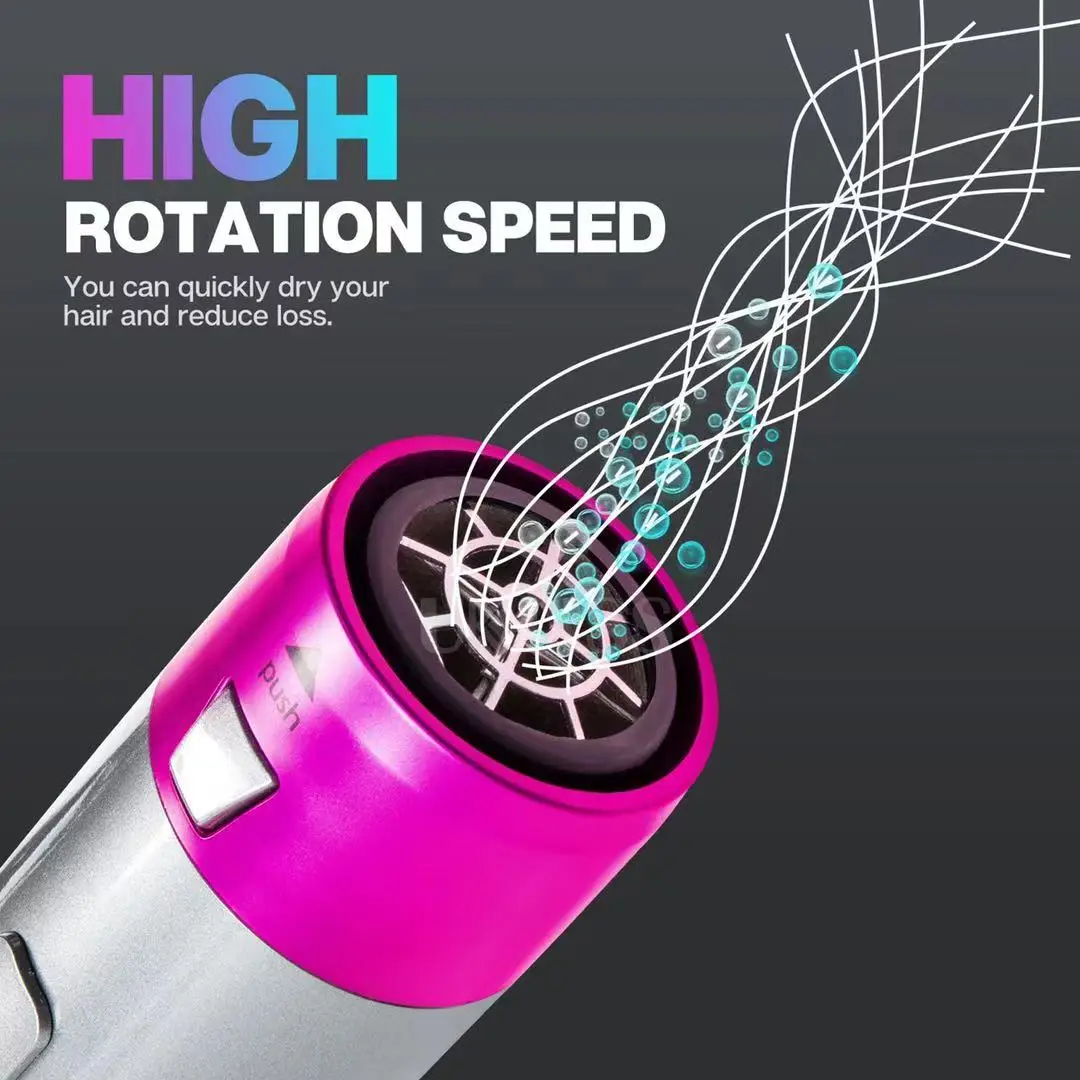 

5 in 1 Hair Dryer Brush Professional Hair Curler Curly Iron Electric Hairdryer Hair Straightener Brush Multifunction Curler