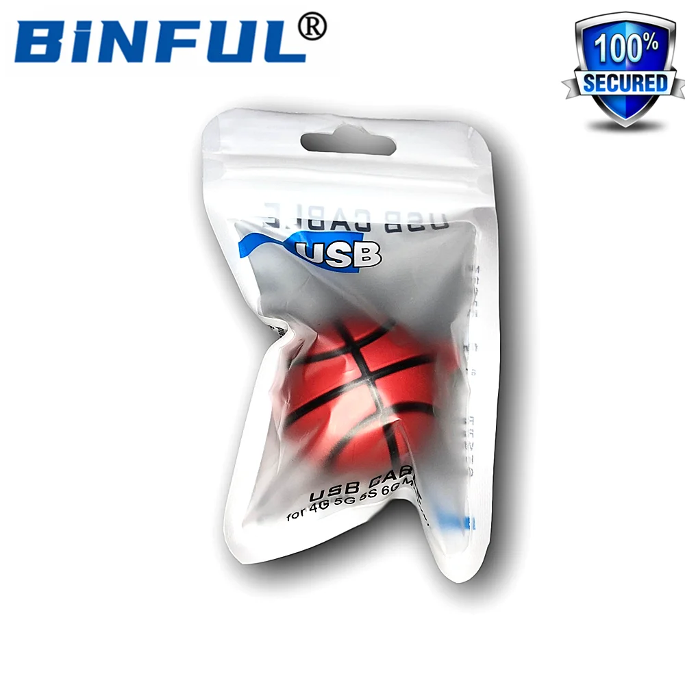 BINFUL Sports Series Мультфильм Баскетбол USB флэш накопитель мультфильм 4 ГБ 8 16 32 64 128 256