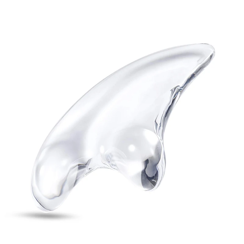 Массажная тарелка для лица валик кристально прозрачный похудения лифтинг шеи