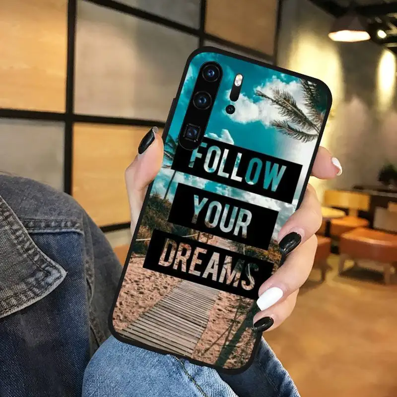 

Travel mountain sea beach quotes Phone Cases Funda For Huawei P9 P10 P20 P30 Lite 2016 2017 2019 plus pro P smart