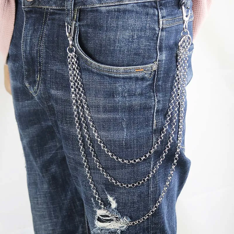 Модное ожерелье Rolo из нержавеющей стали длинный металлический кошелек цепной