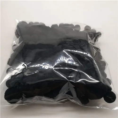 color18 black 20 г 8 до 30 мм смешанный размер 46 Цвет помпон помпоны мех плюшевый шар для шитья на ткани ремесло DIY свадебные украшения, аксессуары - Цвет: color18 black
