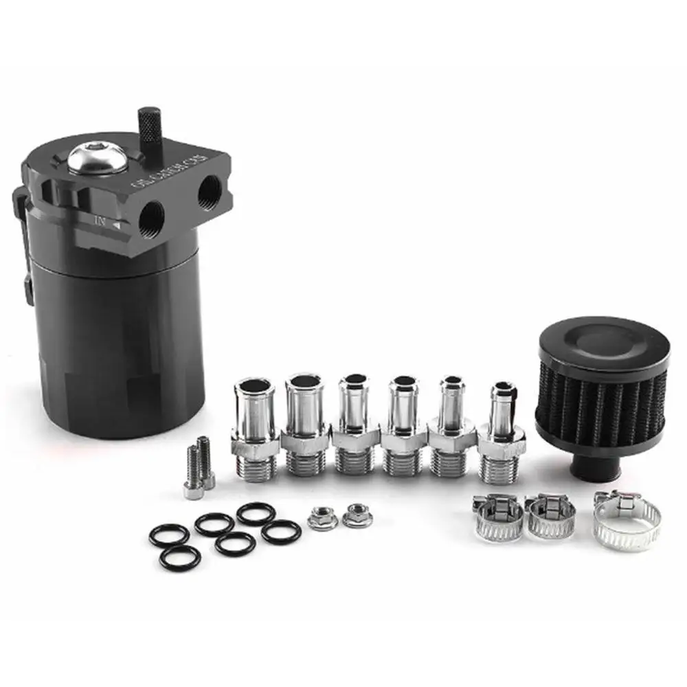 Универсальный автомобильный масляный бак 300 мл с отверстиями из алюминия