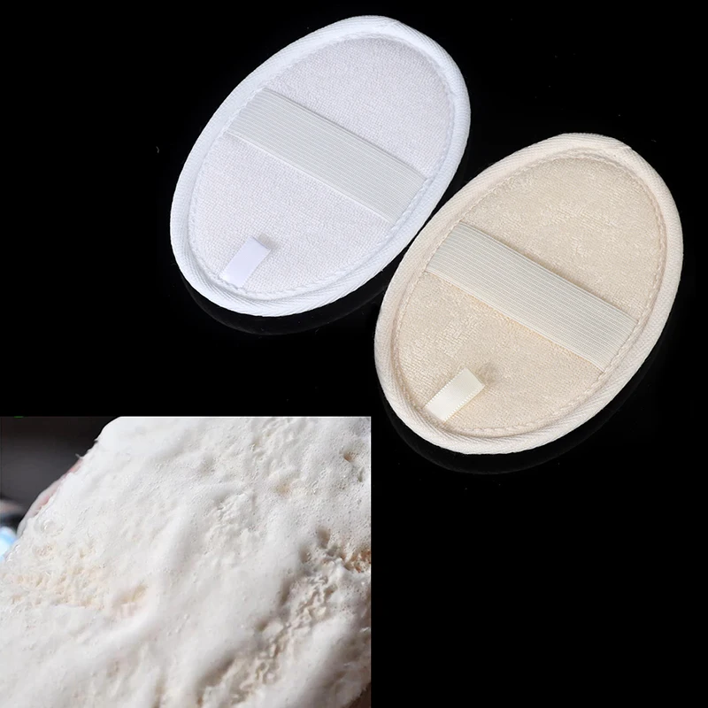 Скребок для тела из натуральной люфы отшелушивающая губка ванной мягкая душевая