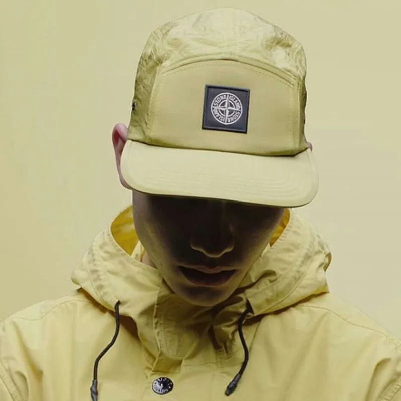 

European and American Fashion Stone I Pirate Metal Nylon Floppy Hat Men's and Women's Island bonnet hats