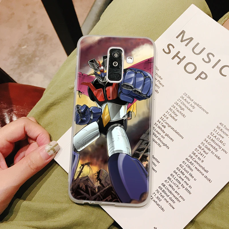 Мягкий силиконовый чехол для телефона UFO Robot Grendizer Samsung Galaxy A9 A8 A7 A6 A5 A3 Plus Star 2018 2017 2016