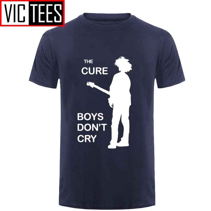 Футболка мужская с креативным принтом рок-группы The Cure хлопковая тенниска