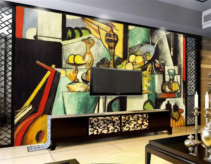 Пользовательский размер 3d фото обои для гостиной роспись Пикассо рисунки