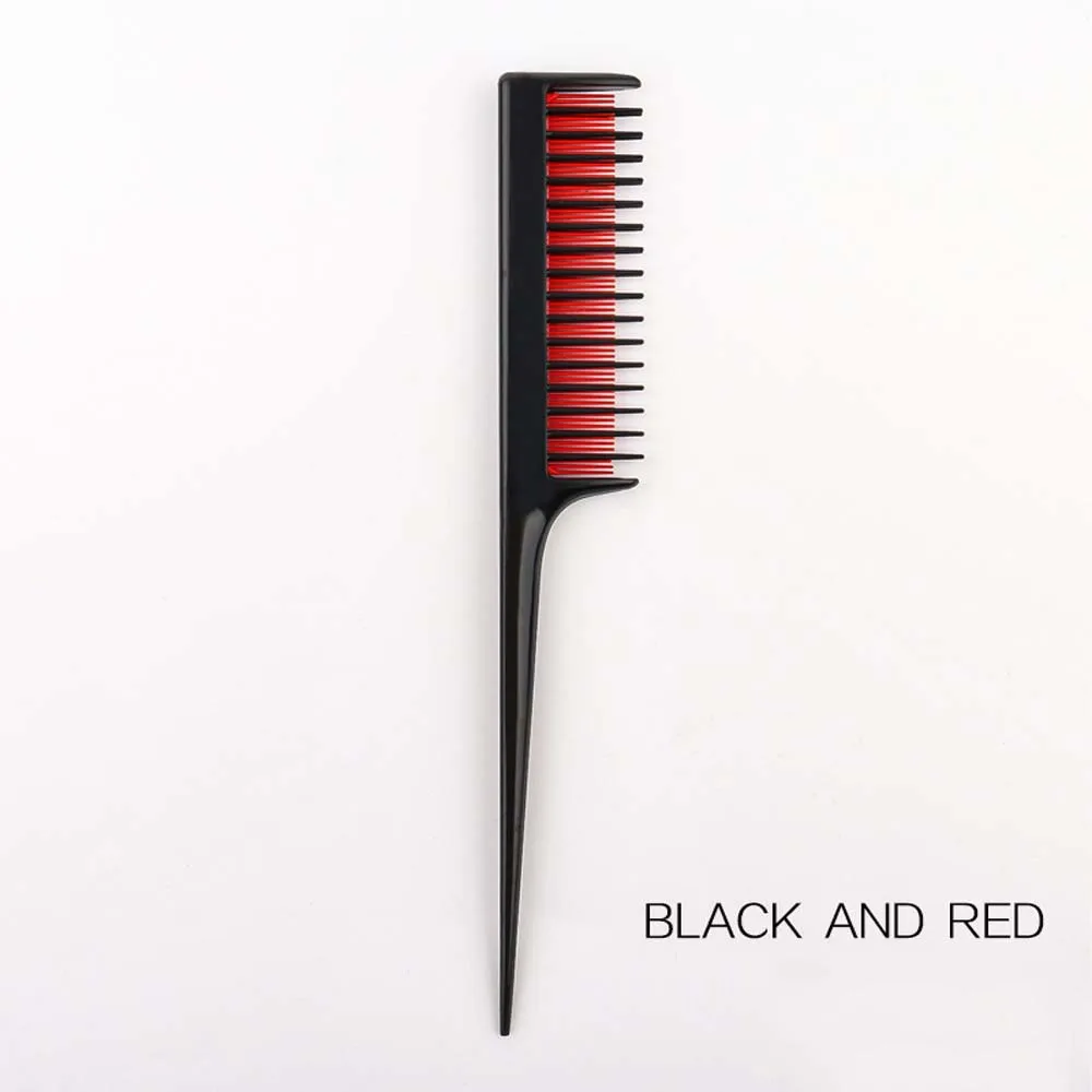 1 предмет Портативный расческа для волос щетка 3 рядами зубы щётка облегчения