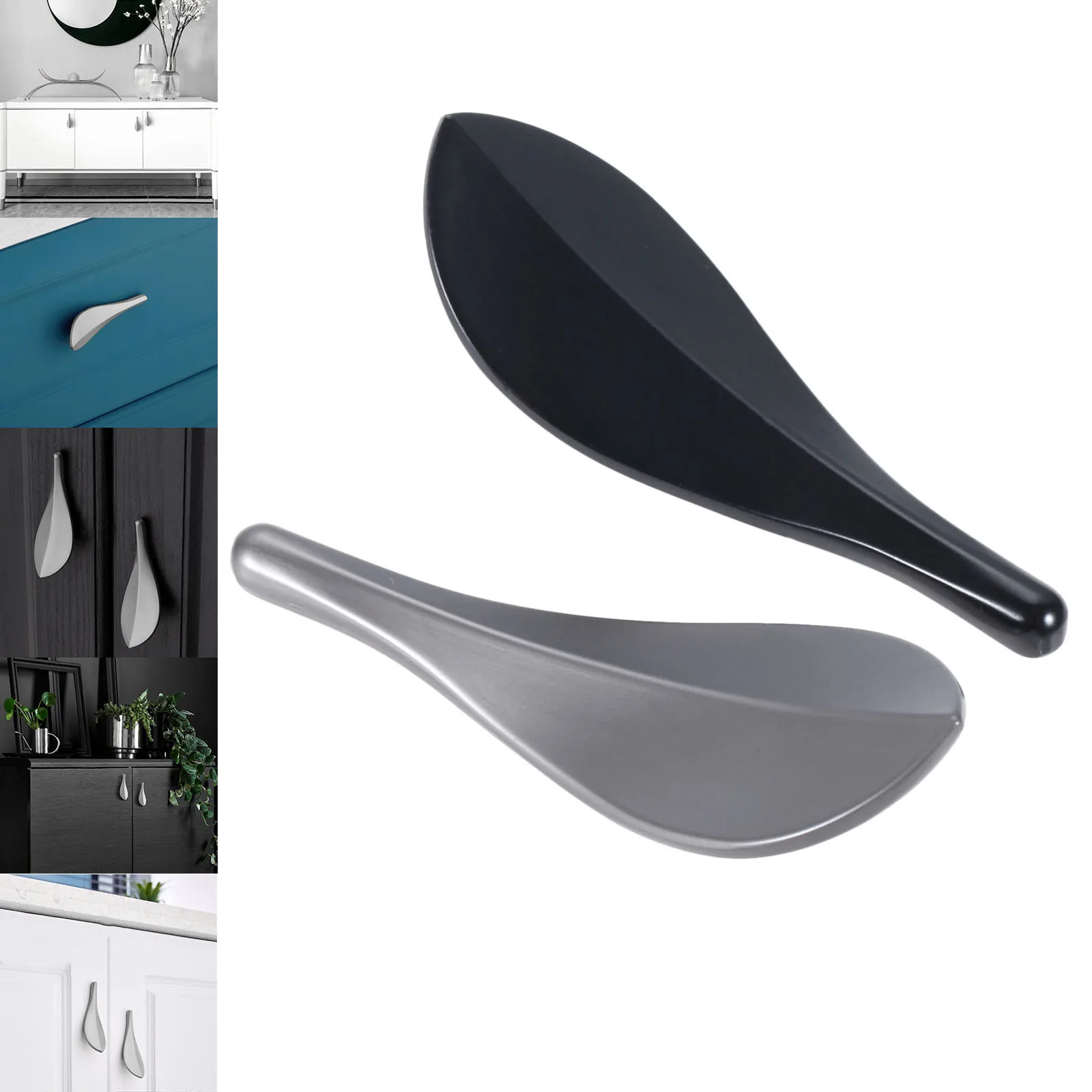 

1 шт., ручка для шкафа в форме листа