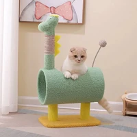 cute cat scratcher climbing tree house cats climbing frame scratching post for cats tower board toy pet products pets furniture