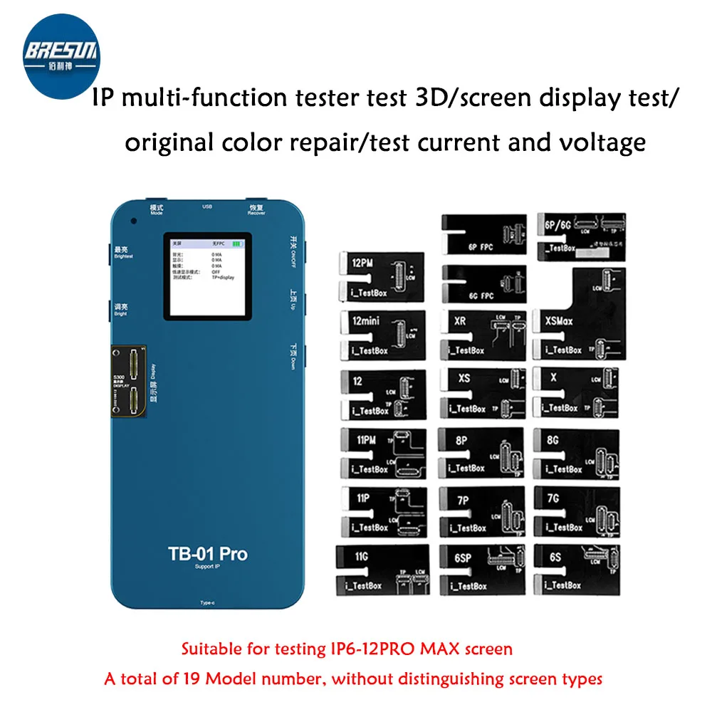 sunshine tb 01 pro for apple mobile phone screen assembly test stand lcd display original color 3d touch screen tester free global shipping