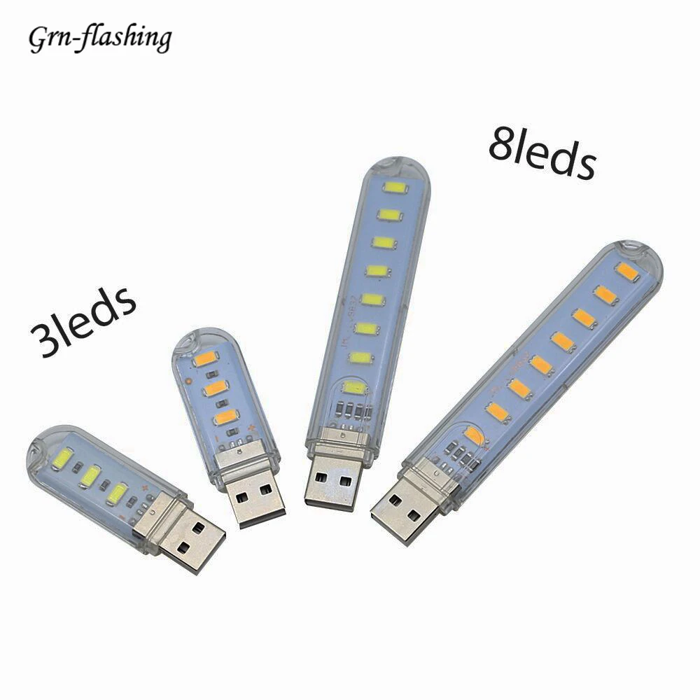 Быстро раскупаемый 1/5/10 шт мини USB 5V светодиодные настольные лампы Портативный