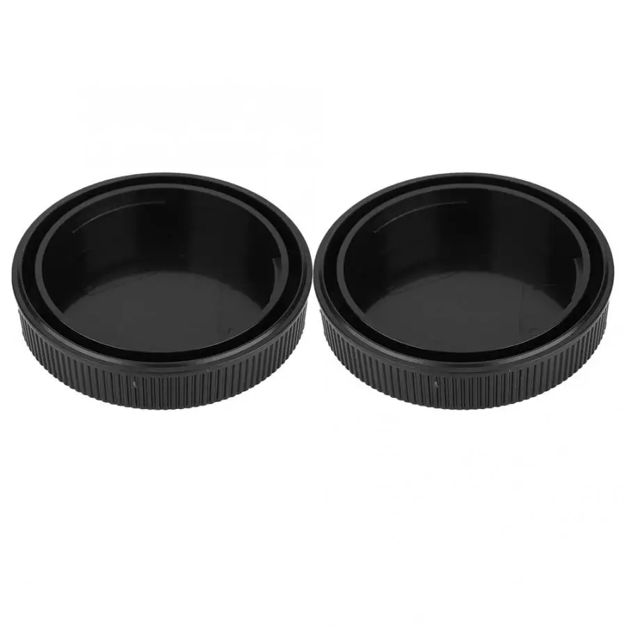 2 шт. портативные пластиковые Объективы для камер Крышка Canon EOSR полноразмерные