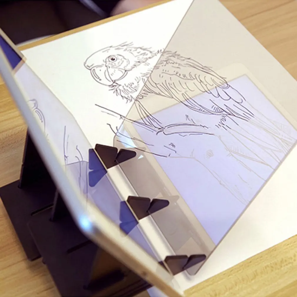 

Optical Imaging Drawing Board Lens Sketch Mirror Reflection Dimming Bracket Holder Painting Mirror Plate Tracing Table Plotter