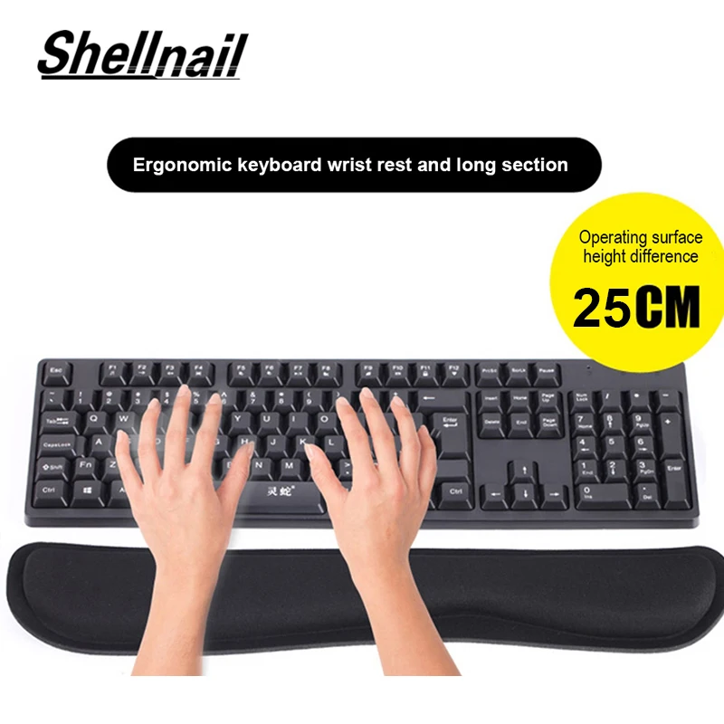 

Mechanical Keyboard Wrist Rest Pad Mouse Wrist Rest Pad Ergonomic Memory Foam Set Comfort Mouse Pad For Office Computer Laptop