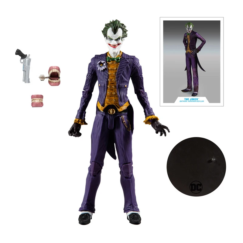 

Mcfarlane Toys 7-inch DC Multiverse Batman: Arkham Asylum The Joker Action Figure Model Decoration Collection Toy Birthday Gift