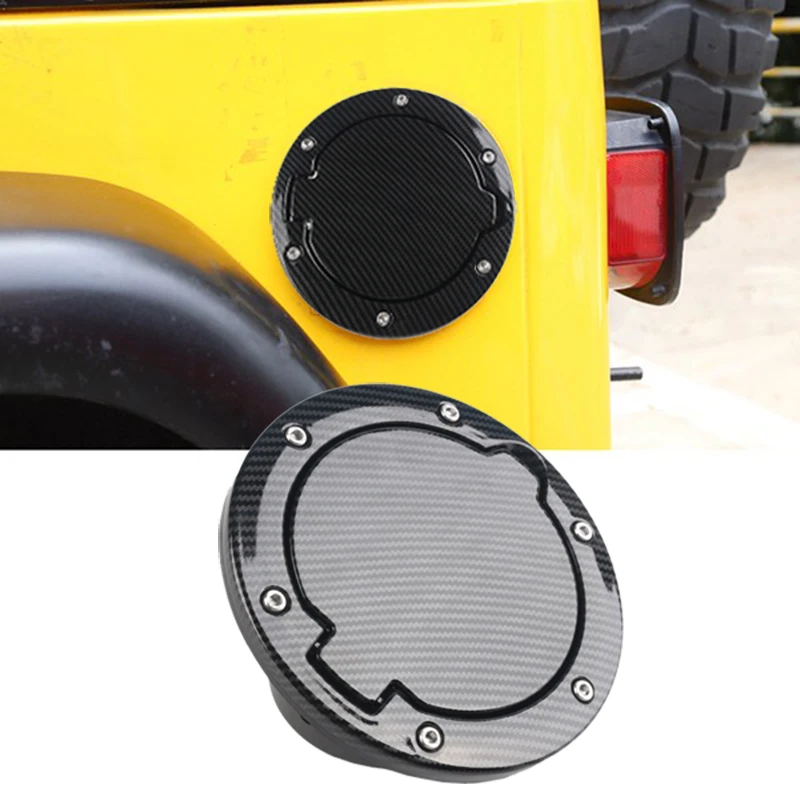 Для Jeep Wrangler JK 07 17 карбоновый Наполнитель двери Крышка бензобака для 2/4|Крышки