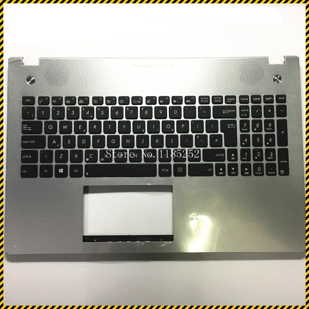 Для Asus N56 N56V N56VM N56VZ N56SL N56DP N56DY N56JK N56JN N56JR N56VB N56VJ Великобритании Клавиатура ноутбука с оболочкой чехол ested