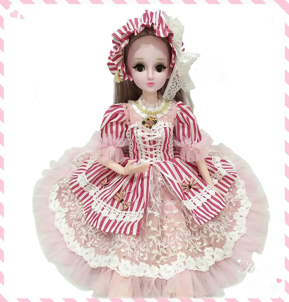 Куклы Барби 60 см BJD с одеждой 26 подвижные Шарнирные тела модная одежда аксессуары
