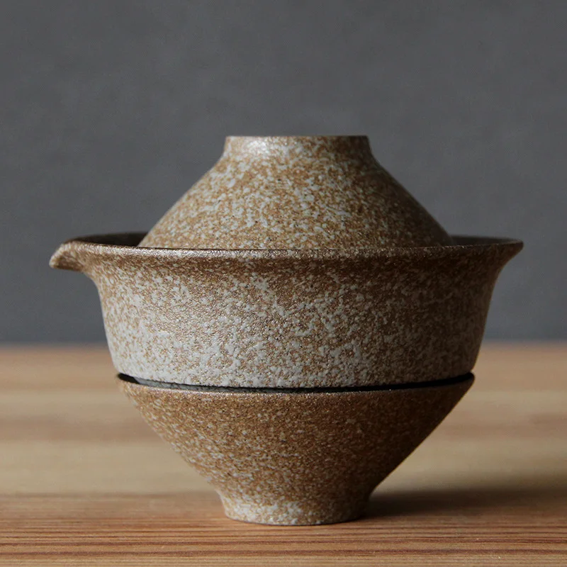 Набор керамических чашек для чая портативная японская посуда путешествий чайная