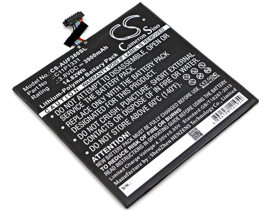 

cameron sino battery for Asus FE380CG, Fonepad 8 Dual Sim，C11P1331