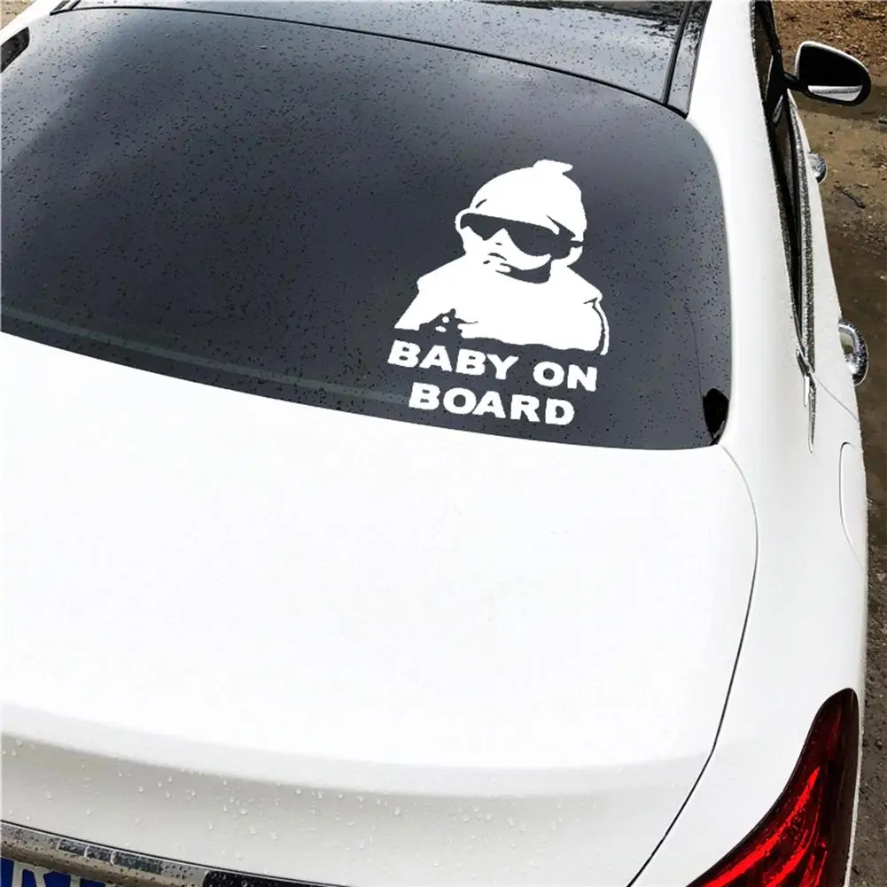 Автомобильные наклейки для малышей на борту Автомобильный багажник корпус