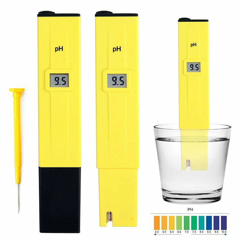 

High Precision PH Meter Electric Tester Pen for Water Food Aquarium Hydroponics Water Test Pens Portable PH Measuring Tools
