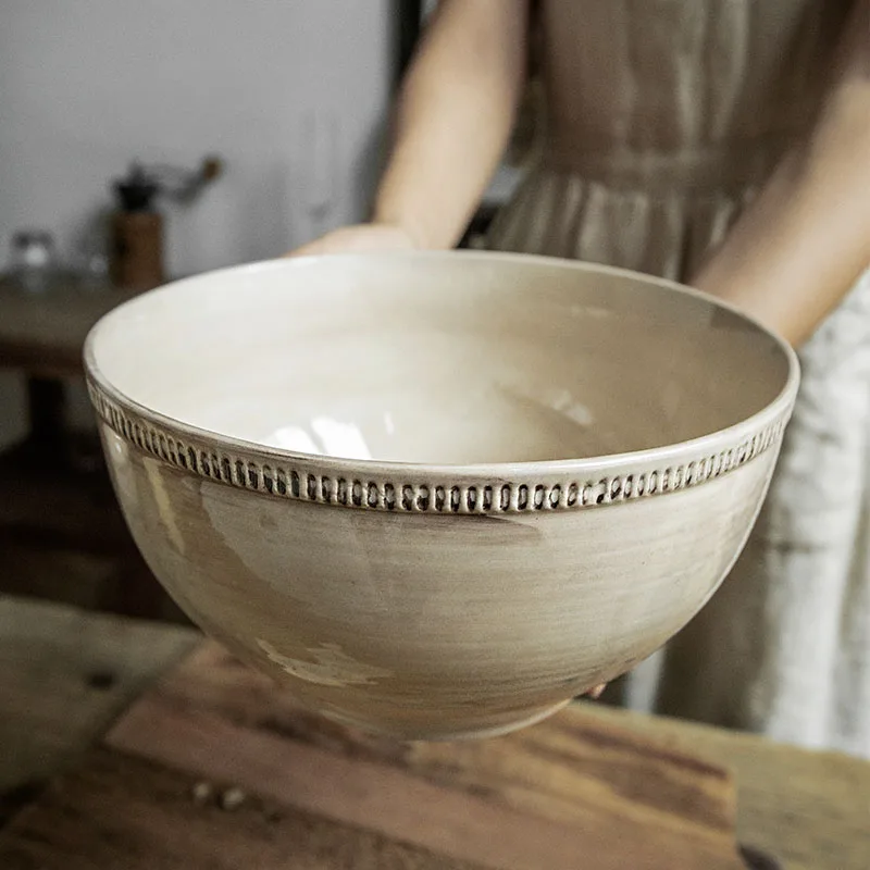 

5,5 дюймовая прямая фруктовая чаша, Ретро керамическая миска для лапши, миска для риса