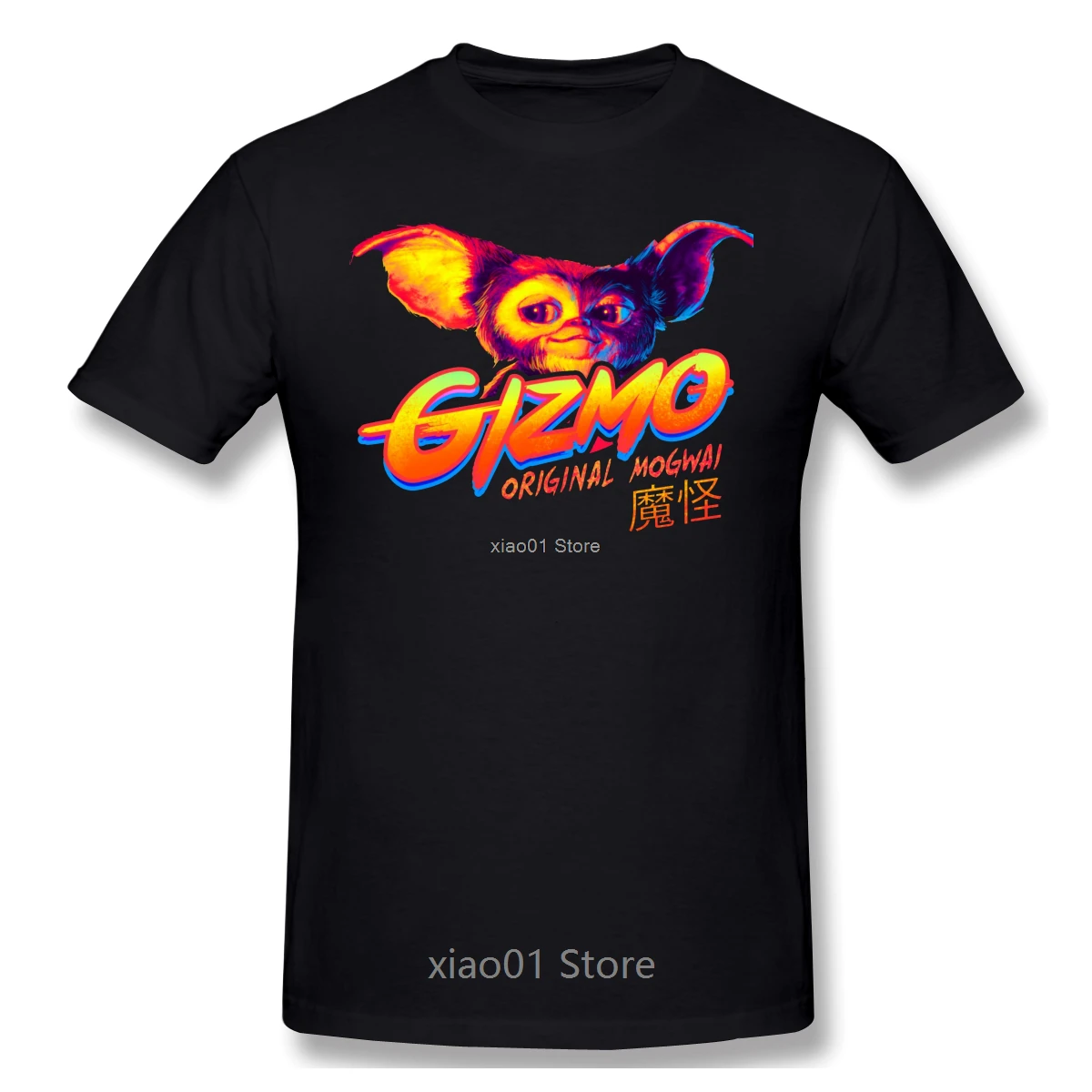 

Retro Gizmo Original Mogwai Gremlins 80s T Shirt Plus Size Cotton Short Sleeve Custom Tshirt