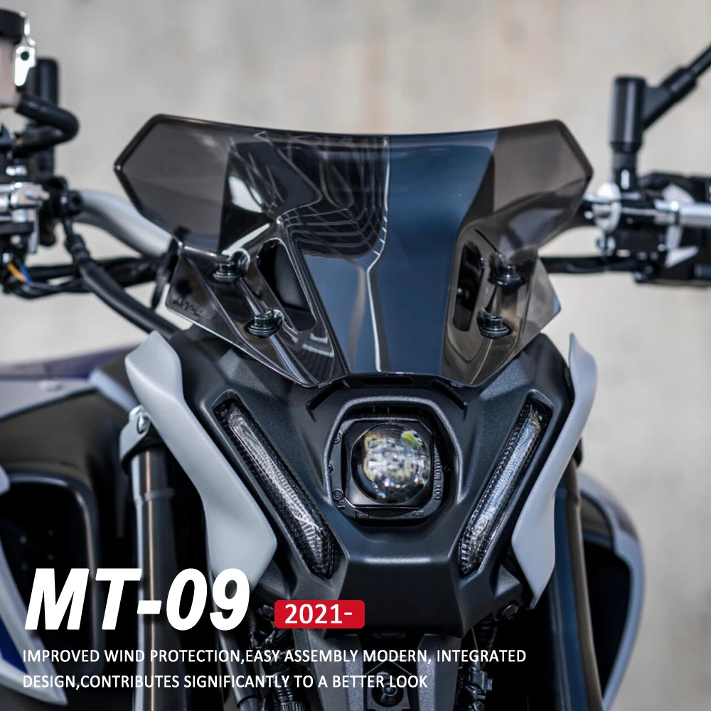 Новое ветровое стекло 2021 2022 для YAMAHA MT-09 MT09 / SP FZ-09 FZ09 аксессуары мотоциклов