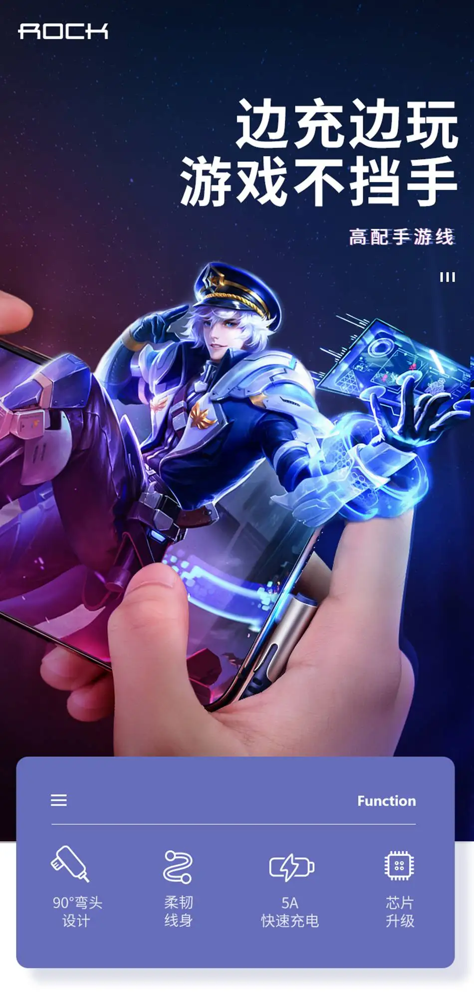 ROCK USB C кабель 5A Supercharge L форма изгиб usb type C кабель для huawei p20 lite P30 Pro Быстрая зарядка быстрое зарядное устройство кабель для samsung S10 S9 S8 Note 9 кабель синхронизации данных type-C для huawei mate 20 pro нейлоновая проволока для USB-C