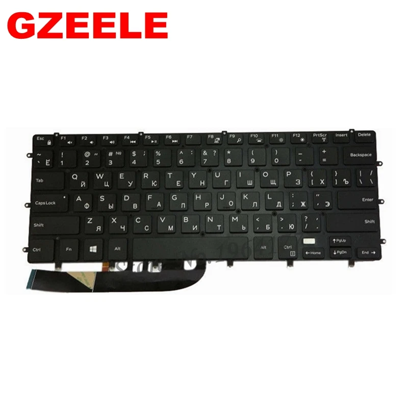 Новая клавиатура с подсветкой для DELL XPS 15 9550 9560 5510 M5510 RU Русский DLM14L23SUJ442 0HPHGJ черный