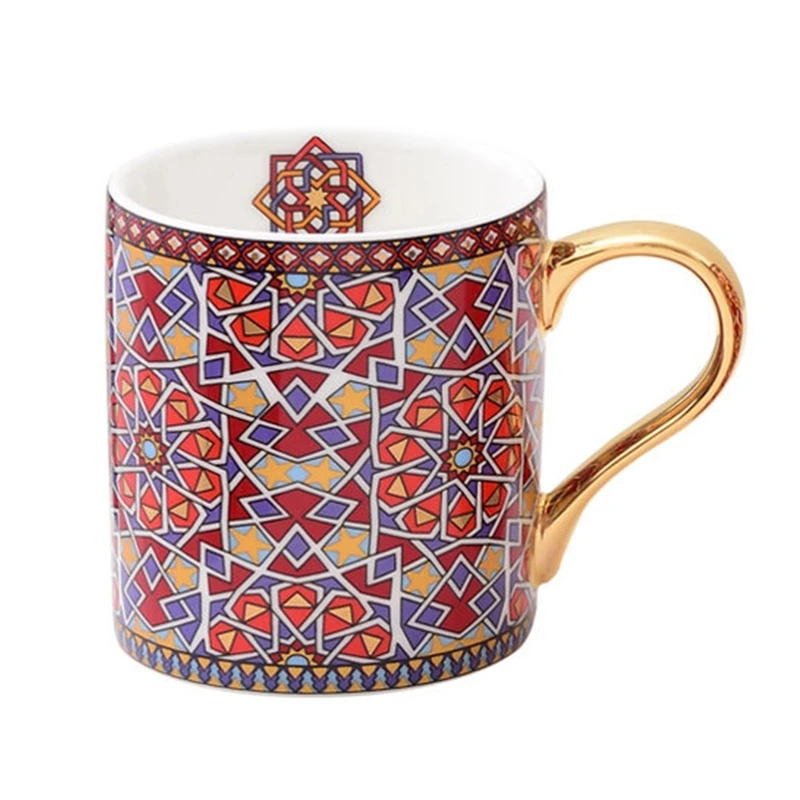 Новинка 2021 кофейная чашка в марокканском стиле керамическая кружка с ушками