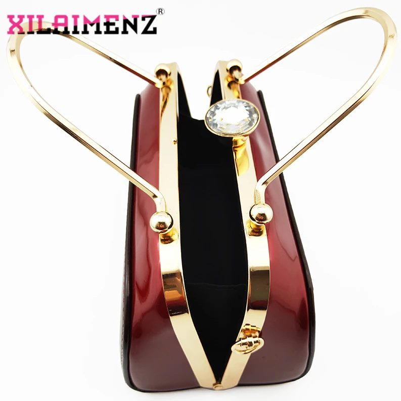 Новинка 2020 года комплект из обуви и сумки в нигерийском стиле с острым носком