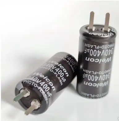 

340v 400uf photo flash capacitor 20*40mm