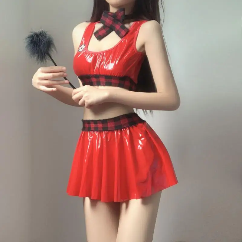 

New Bar Ds Dj Costumes Nightclub Female Singer Stage Performance Red Suit Festival Clothing Rave Outfits Pole Dancewear DQL6487