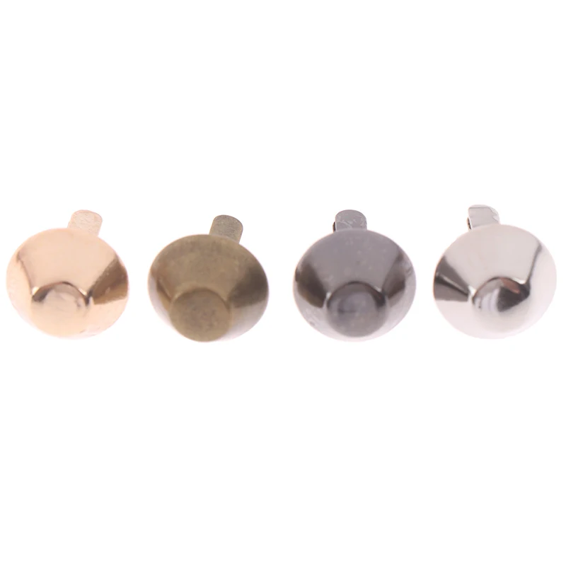

50pcs/lot 12mm Metal Crafts Purse Feet Rivets for Handbag DIY Accessories