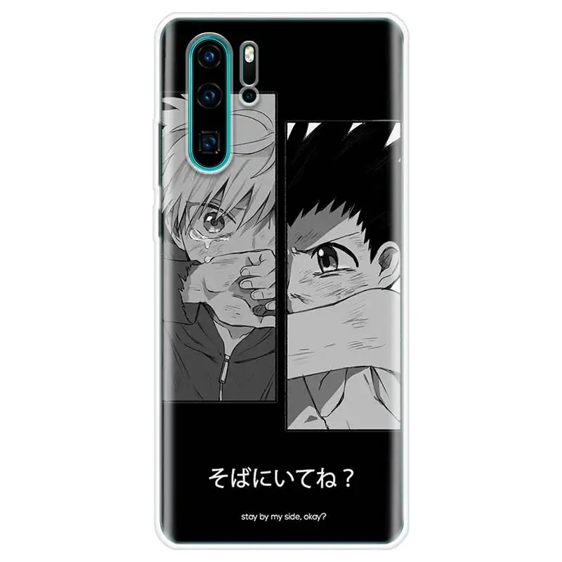 Чехол для телефона Hunter X Gon Freecss чехол Huawei P40 P30 P20 Mate 30 20 10 Pro P10 Lite P Smart Z 2019 | Мобильные