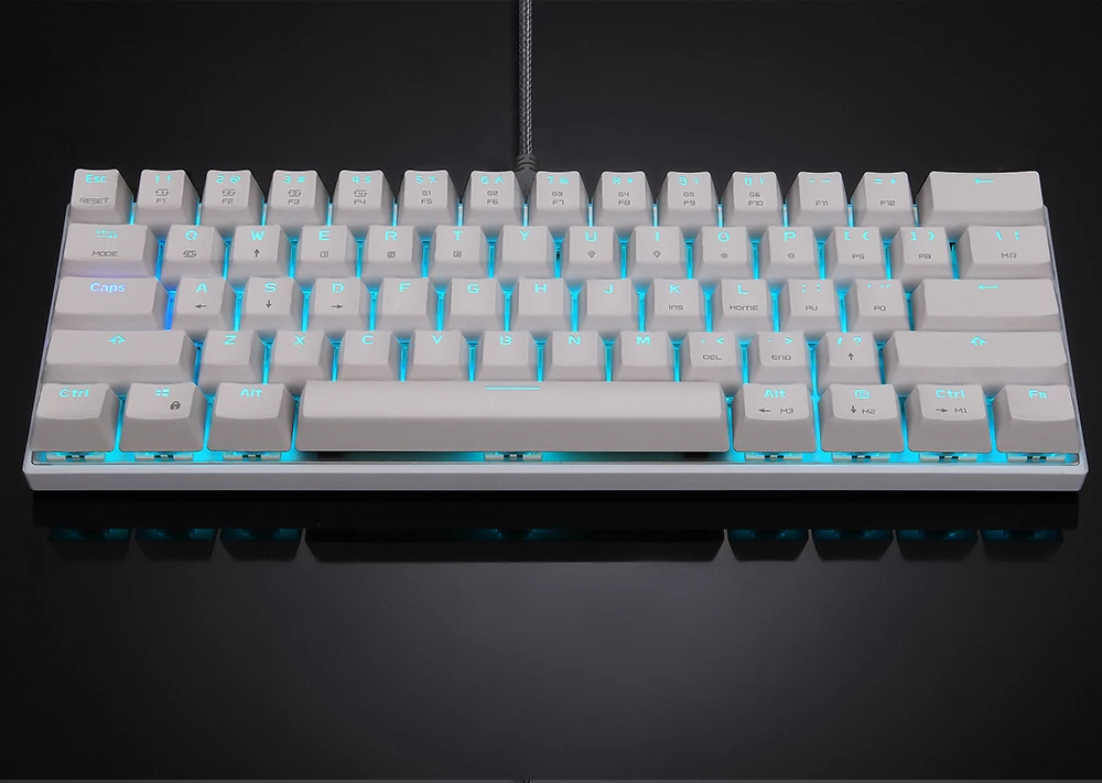 Motospeed CK62 USB Проводная/Bluetooth Двухрежимная игровая механическая клавиатура 61 клавиша RGB светодиодный подсветка для ПК компьютера геймера