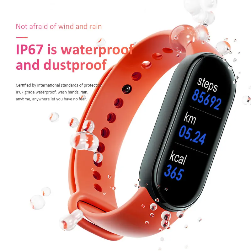 

M6 Smart Watch Men Women's Smartwatch Heart Rate Fitness Tracking Sports Bracelet Pedometer For Xiaomi IPhone Android Watches