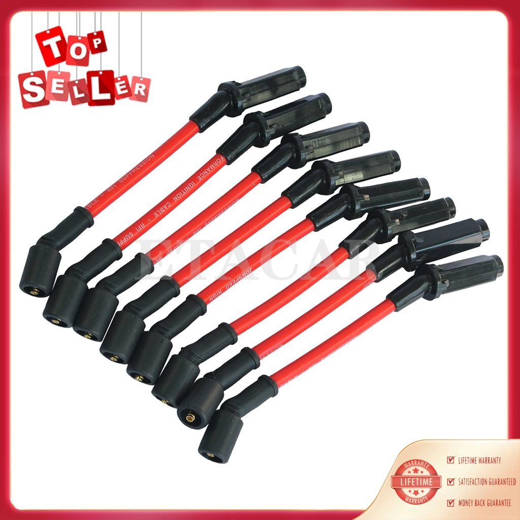 Комплект свечей зажигания 8 шт. 19351593 9748RR подходит для Chevrolet Corvette SSR GTO Silverado Tahoe Cadillac