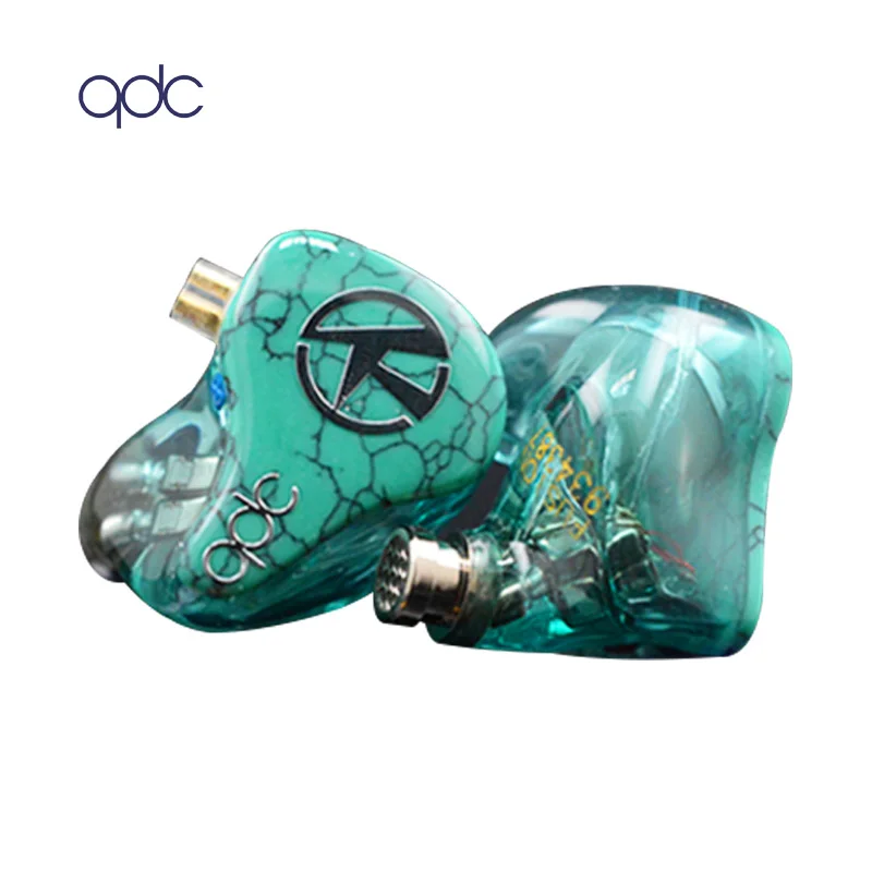 Qdc Fusion 4 сбалансированные арматурные 1 динамические наушники вкладыши гибридные
