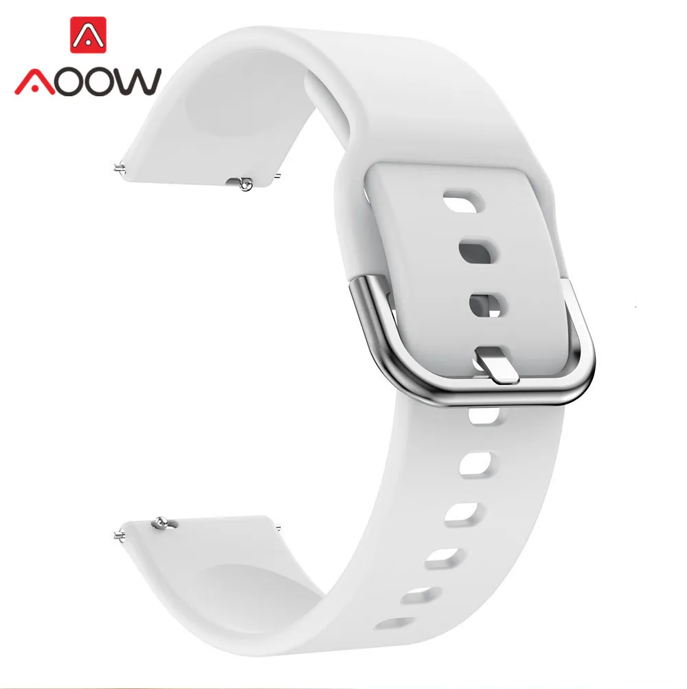 20 мм силиконовый ремешок для часов samsung Galaxy Watch Active 42 мм S2 Huami Amazfit Bip Leopard браслет с принтом ремешок Correa