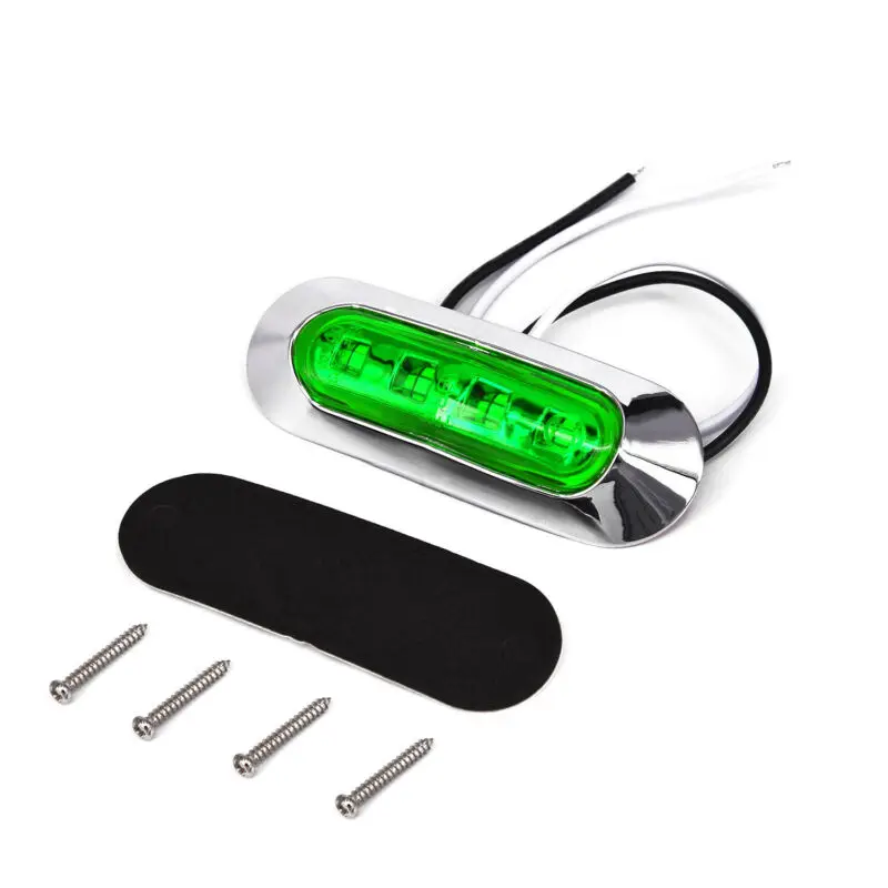 

SUV Side Marker Lights Waterproof DC 10V-30V 2 W 3.8 X 1.3 X 0.78 In 10x
