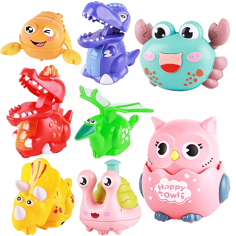 Классический механический Детский динозавр раки краб мультяшная ретро детская